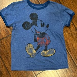 Disney Blue Mickey Mouse Kids Tee